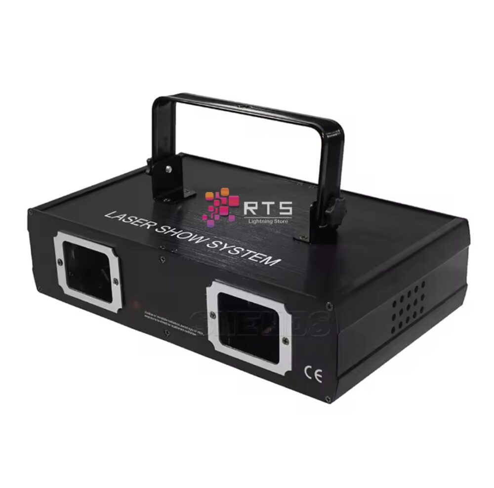 RTS Double-Head RGB Laser Beam Projector – 4×500 mW (2 W) | DMX, Sound, Auto, Master/Slave – Club & Event Stage Light - Image 8